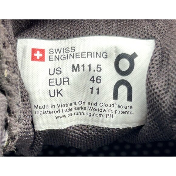 On Cloud Men's Gray Cloudterry Pebble Running Sneakers Shoes Size 11.5 3025 - Picture 7 of 16